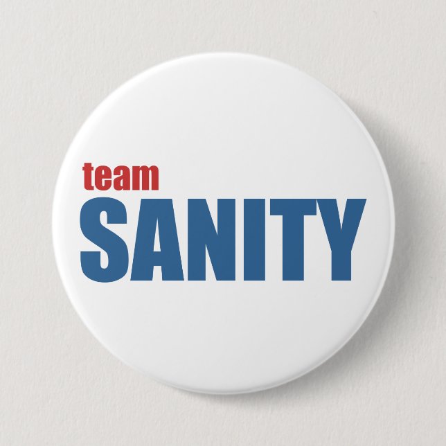 Team Sanity Button (Front)