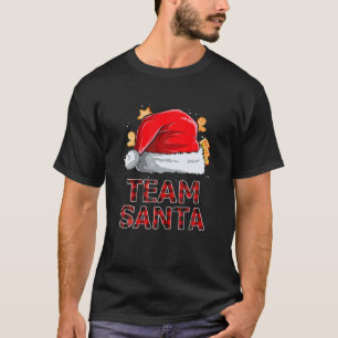 Team Santa Christmas Funny Family Matching Pyjamas T-Shirt