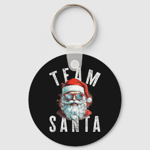 Team Santa Christmas Funny Xmas Santa Claus 1 Keychain