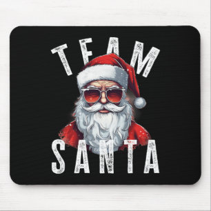 Team Santa Christmas Funny Xmas Santa Claus 5 Mouse Pad