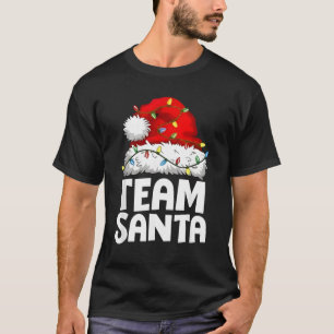 Team Santa Christmas Squad Family Matching Pajamas T-Shirt