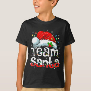 Team Santa Christmas Squad Family Matching Pajamas T-Shirt
