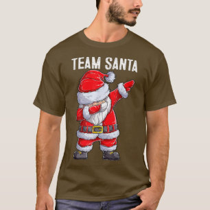 Team Santa Christmas Squad Family Matching Pajamas T-Shirt
