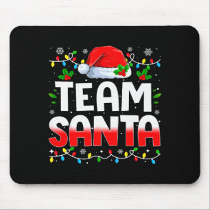 Team Santa Claus Christmas Family Matching Pajama Mouse Pad
