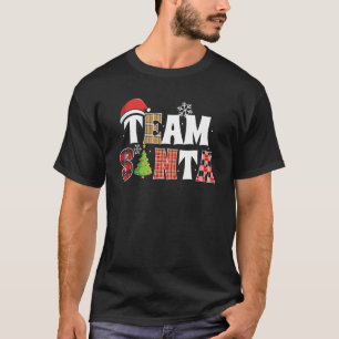 Team Santa Family Group Matching Christmas Pajama  T-Shirt