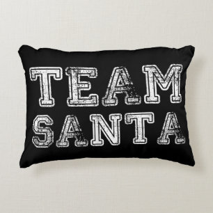 Team Santa Funny Christmas Accent Pillow