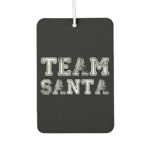 Team Santa Funny Christmas Air Freshener