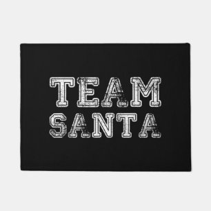 Team Santa Funny Christmas Doormat