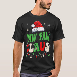 Team Santa Paw Paw Claus Matching Family Christmas T-Shirt