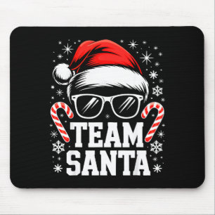 Team Santa Shirt Adult Kids Christmas Santa Squad  Mouse Pad