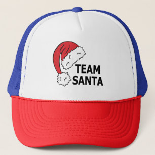 Team Santa Shirt, Christmas Trucker Hat