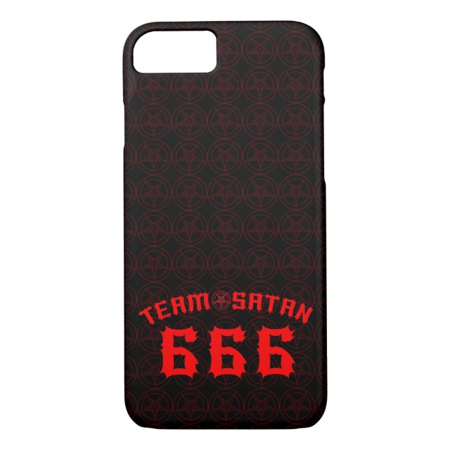 Team Satan 666 Case-Mate iPhone Case (Back)