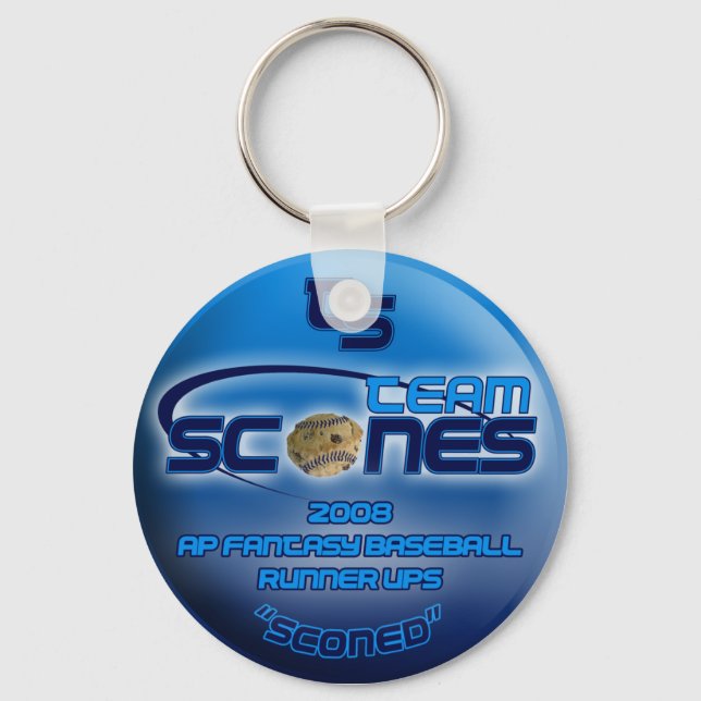 Team Scones on your keychain today not tomorrow (Front)