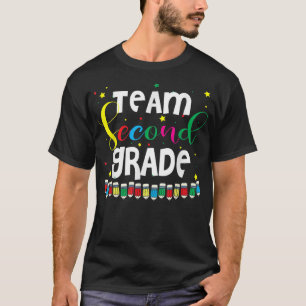 Team Second Grade 2nd Grade Back To School T-Shirt