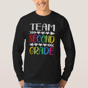 Team Second Grade Back To School 2nd Grade Teacher T-Shirt