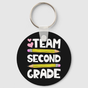 Team Second Grade Fun 2nd Back To School Teacher S Keychain