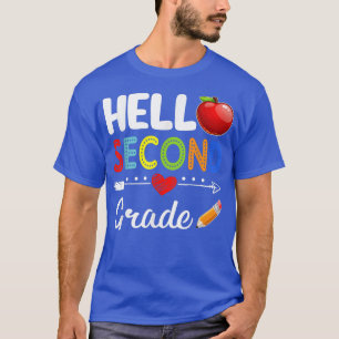 Team Second Grade Hello 2nd Grade Back To School F T-Shirt