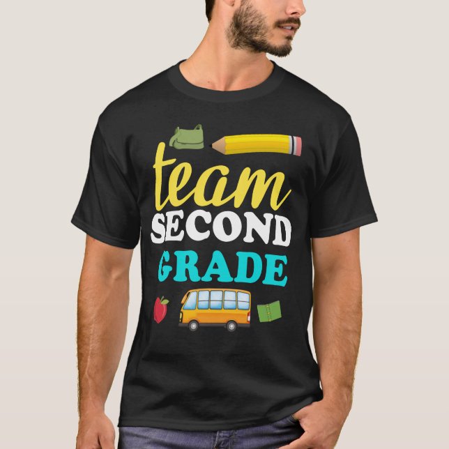 team second grade  T-Shirt (Front)