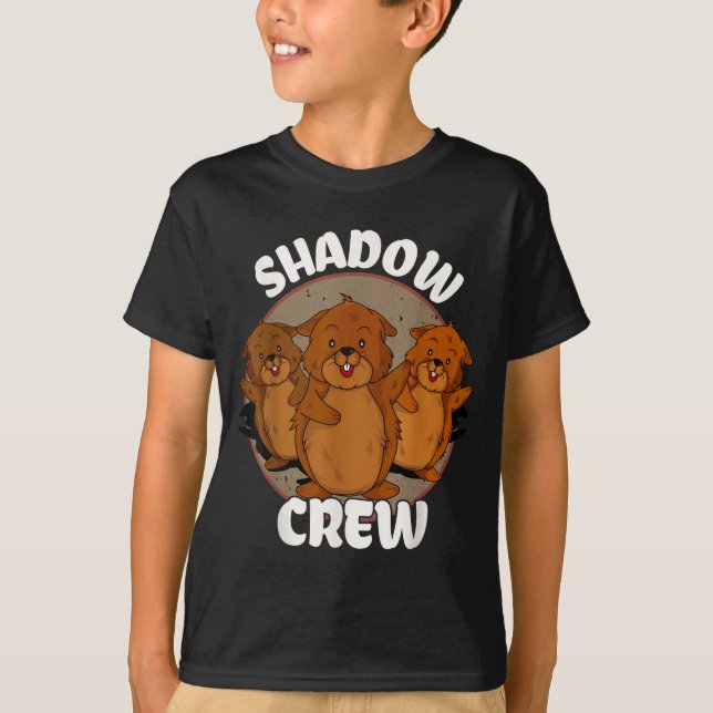 Team Shadow Crew Groundhog Day  T-Shirt (Front)