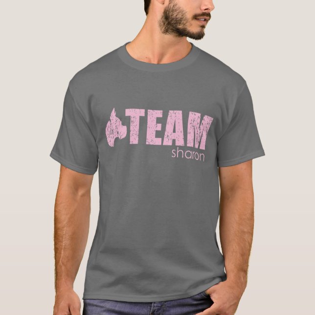 Team Sharon grey tee (Front)