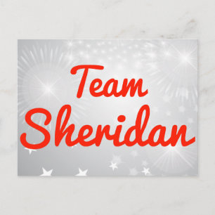 Team Sheridan Postcard
