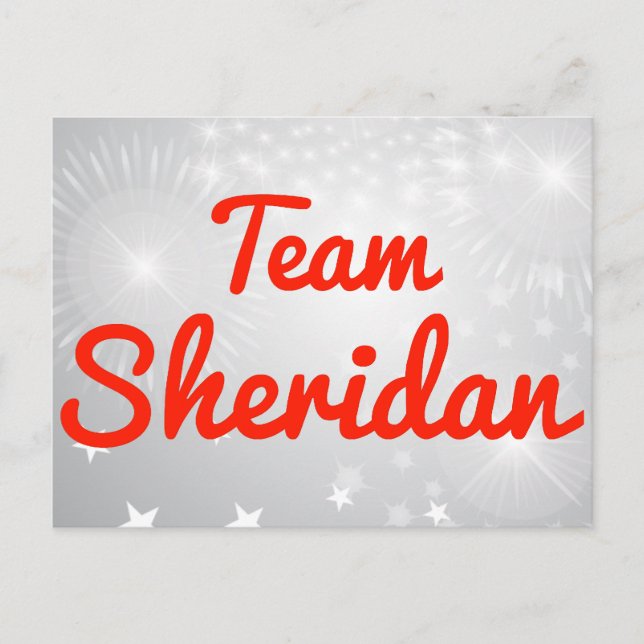 Team Sheridan Postcard (Front)