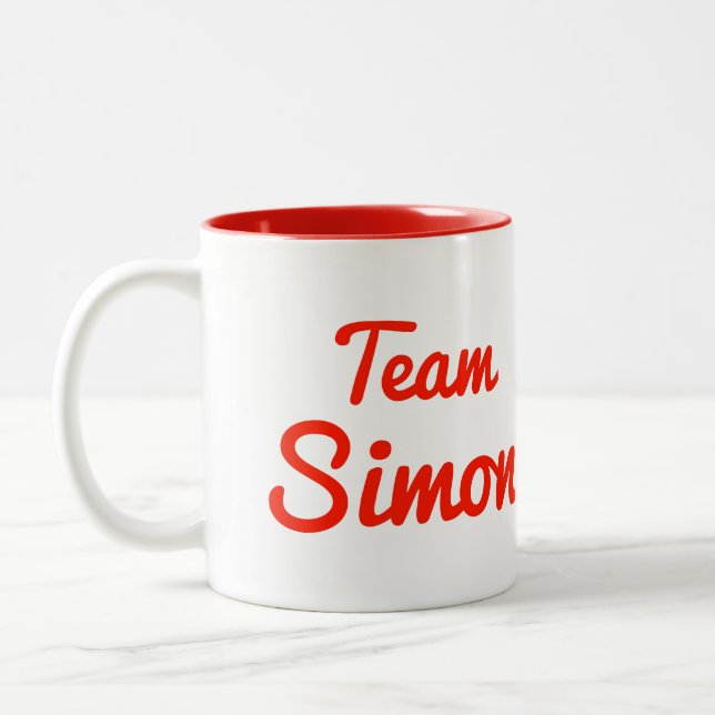 Team Simon Two-Tone Coffee Mug (Left)