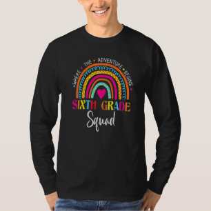 Team Sixth Grade Squad Teacher Student Back To Sc T-Shirt