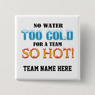 Team So Hot 2 Inch Square Button