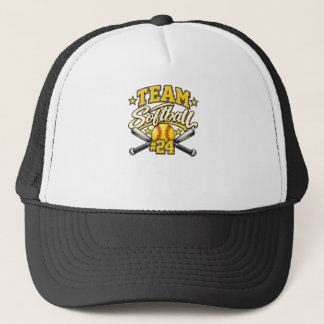 Team Softball #24 Sports Design Trucker Hat