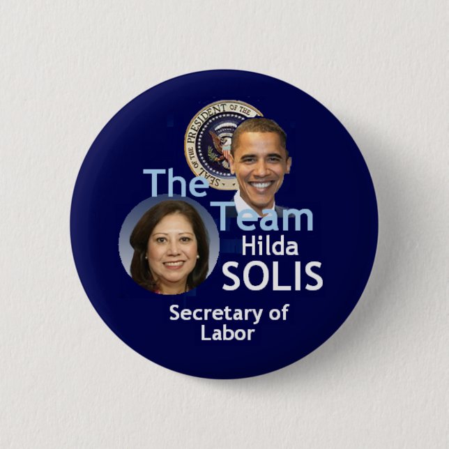 Team Solis Button (Front)