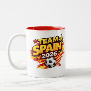 TEAM SPAIN 2026 Mug Patriotic Spain Foot