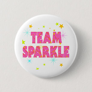 Team Sparkle 2 Inch Round Button