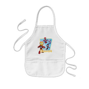 Team Spidey and Iron Man Team-Up! Kids Apron
