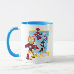 Team Spidey and Iron Man Team-Up! Mug