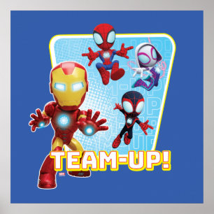 Team Spidey and Iron Man Team-Up! Poster