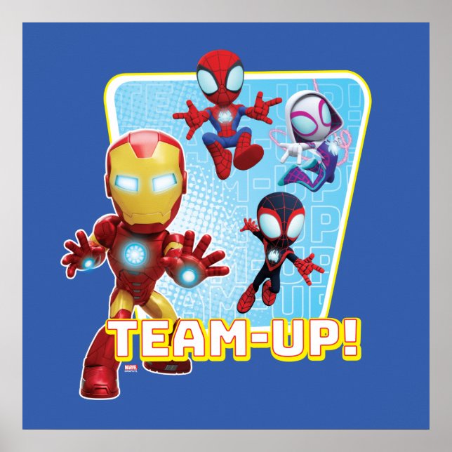 Team Spidey and Iron Man Team-Up! Poster (Front)