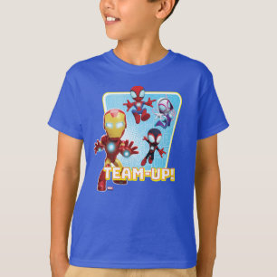 Team Spidey and Iron Man Team-Up! T-Shirt