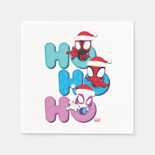 Team Spidey Ho Ho Ho Napkin