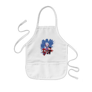 Team Spidey Leap From Black Cat, Sandman, Electro Kids Apron