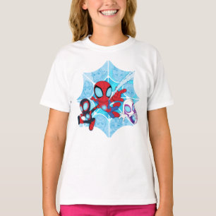 Team Spidey Over Web of Villains T-Shirt