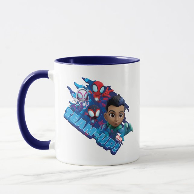Team Spidey & Reptil Team-Up! Mug (Left)