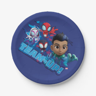Team Spidey & Reptil Team-Up! Paper Plate