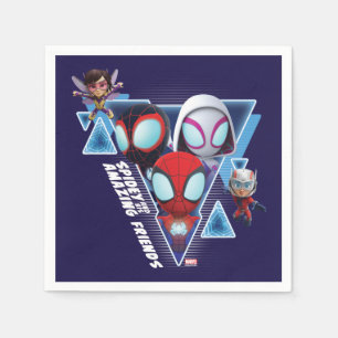 Team Spidey with Ant-Man and the Wasp Napkin