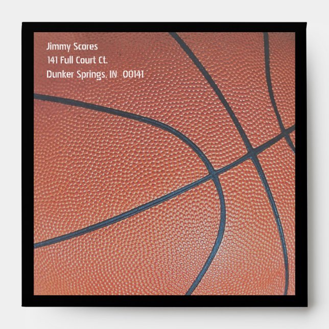 Team Spirit_Basketball texture Envelope 2 (Front)