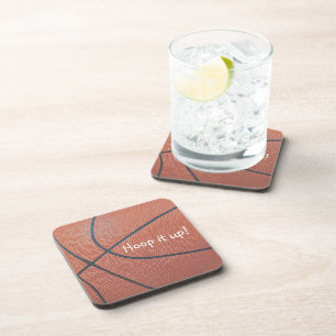 Team Spirit_Basketball texture_Hoop it up! Coaster