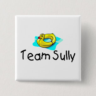 Team Sully Duck 2 Inch Square Button
