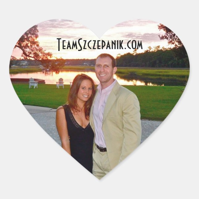 Team Szczepanik Heart Sticker (Front)