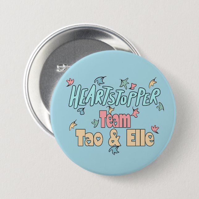 Team Tao And Elle Blue 3 Inch Round Button (Front & Back)