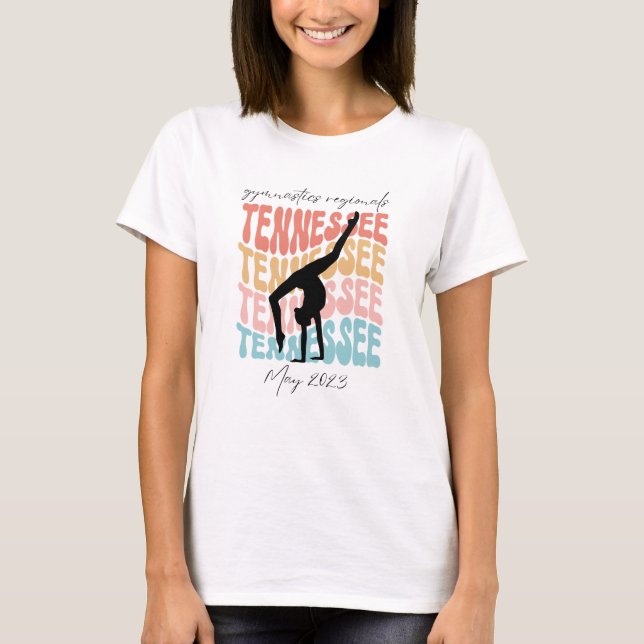 Team Tennessee Gymnastics 2023 T-Shirt (Front)